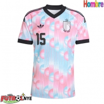 Camiseta Bélgica Thomas Meunier #15 Visitante Equipación Mundial 2026 manga corta